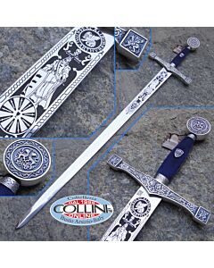 Marto - Excalibur Argento - Special Edition Blue - 752.1 - spada storica