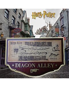 Harry Potter - Placca della mappa di Diagon Alley - NN7058 - prodotto ufficiale