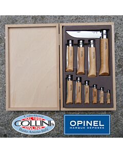 Opinel - Set 10 Pezzi Inox Faggio Box Collection - Coltelli