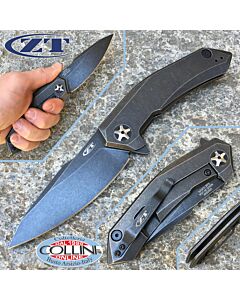 Zero Tolerance - Blackwash Titanium Flipper - ZT0095BW - coltello
