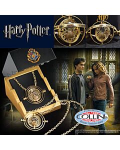 Harry Potter - Il Giratempo di Hermione Granger - in Argento .925 placcato oro 24k. - NN7763 - collana ciondolo