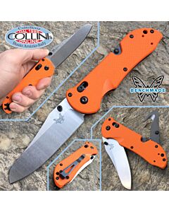 Benchmade - Triage 915-ORG orange rescue tool  - Axis Lock Knife - coltello