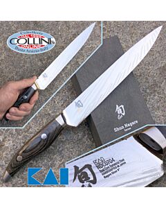 Kai Japan - Shun Nagare NDC-0704 Coreless Steel - Slicing knife 230mm. - coltelli cucina