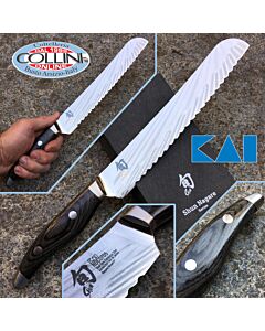 Kai Japan - Shun Nagare NDC-0705 Coreless Steel - Bread knife 230mm. - coltelli cucina