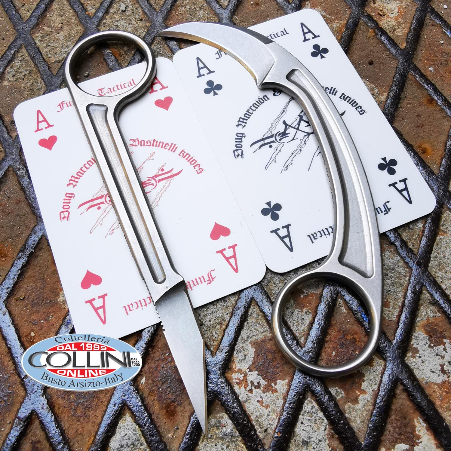 Bastinelli Knives Picoeur SW with Doug Marcaida Scalpel Karambit