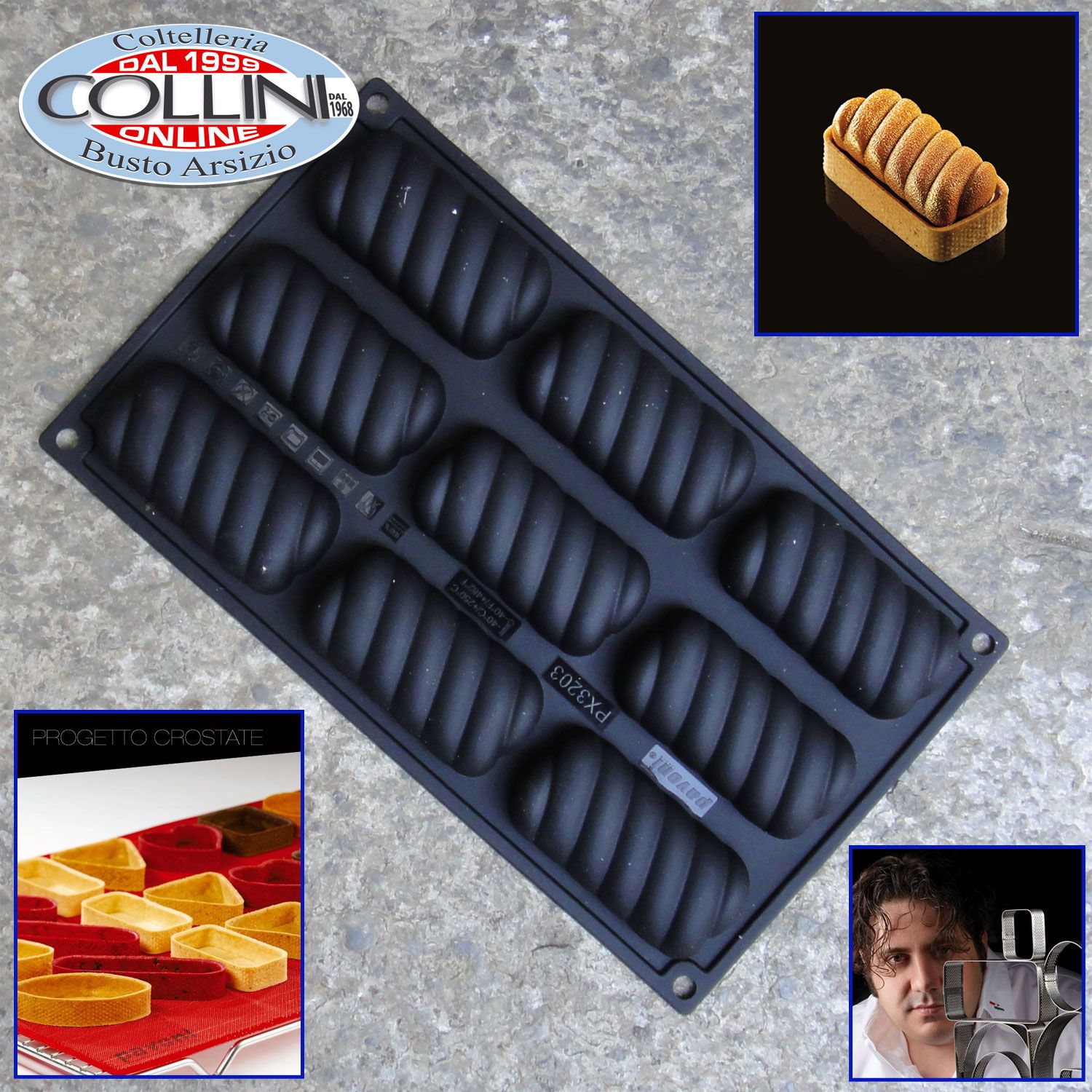 Collections Pavoni - Stampo in silicone per monoporzione - Spring by Gianluca Fusto