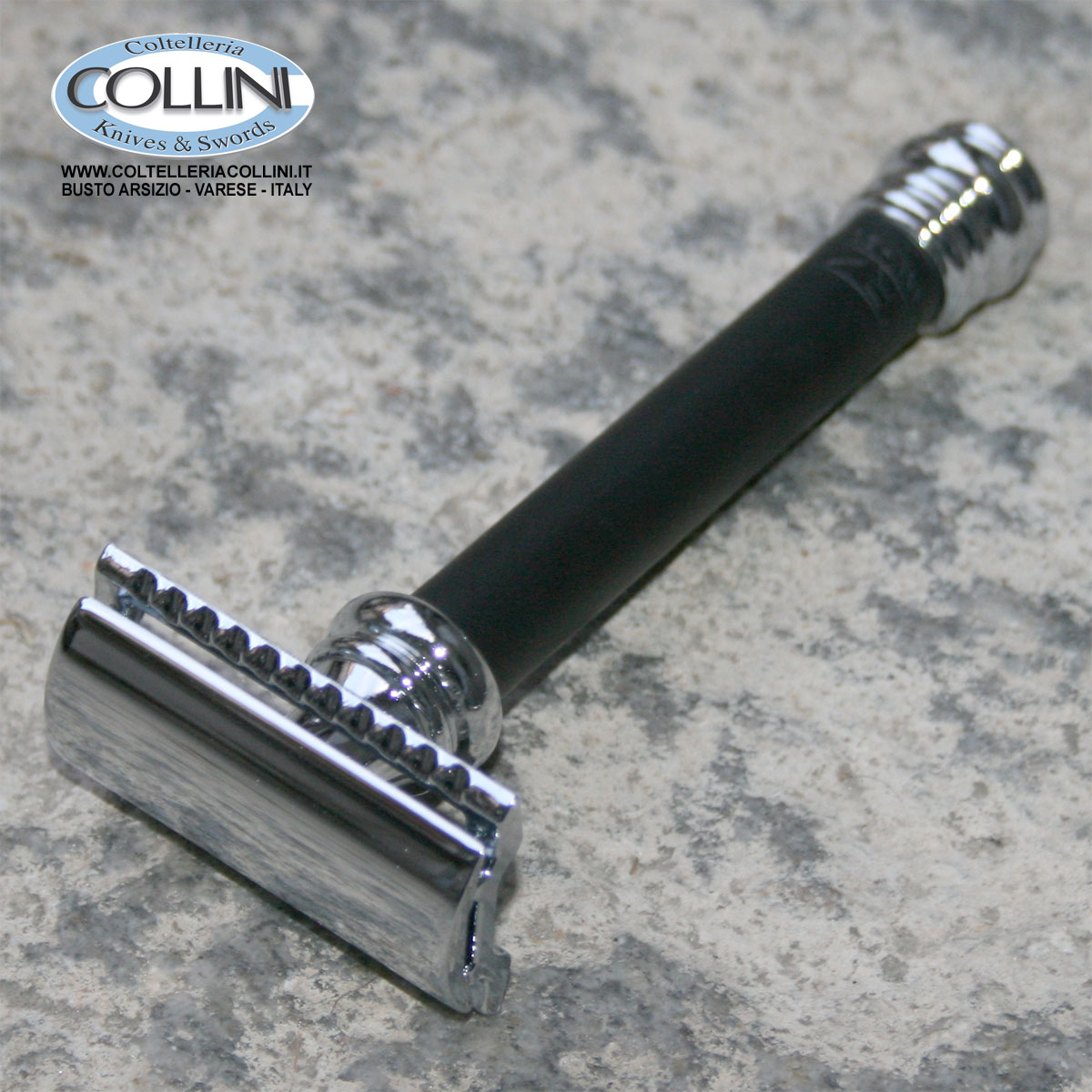 Merkur Solingen - Rasoio di sicurezza Classic Nero - 90 38 011 - Foto 1 di 1